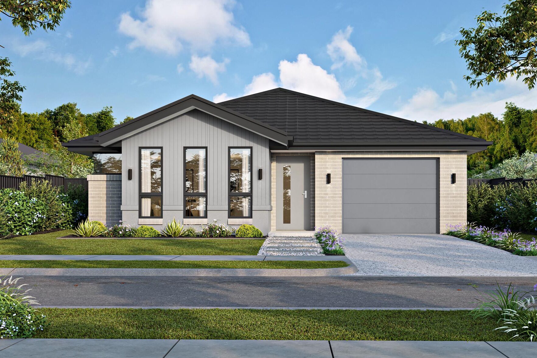 Genesis 21 Single Garage Vogue facade