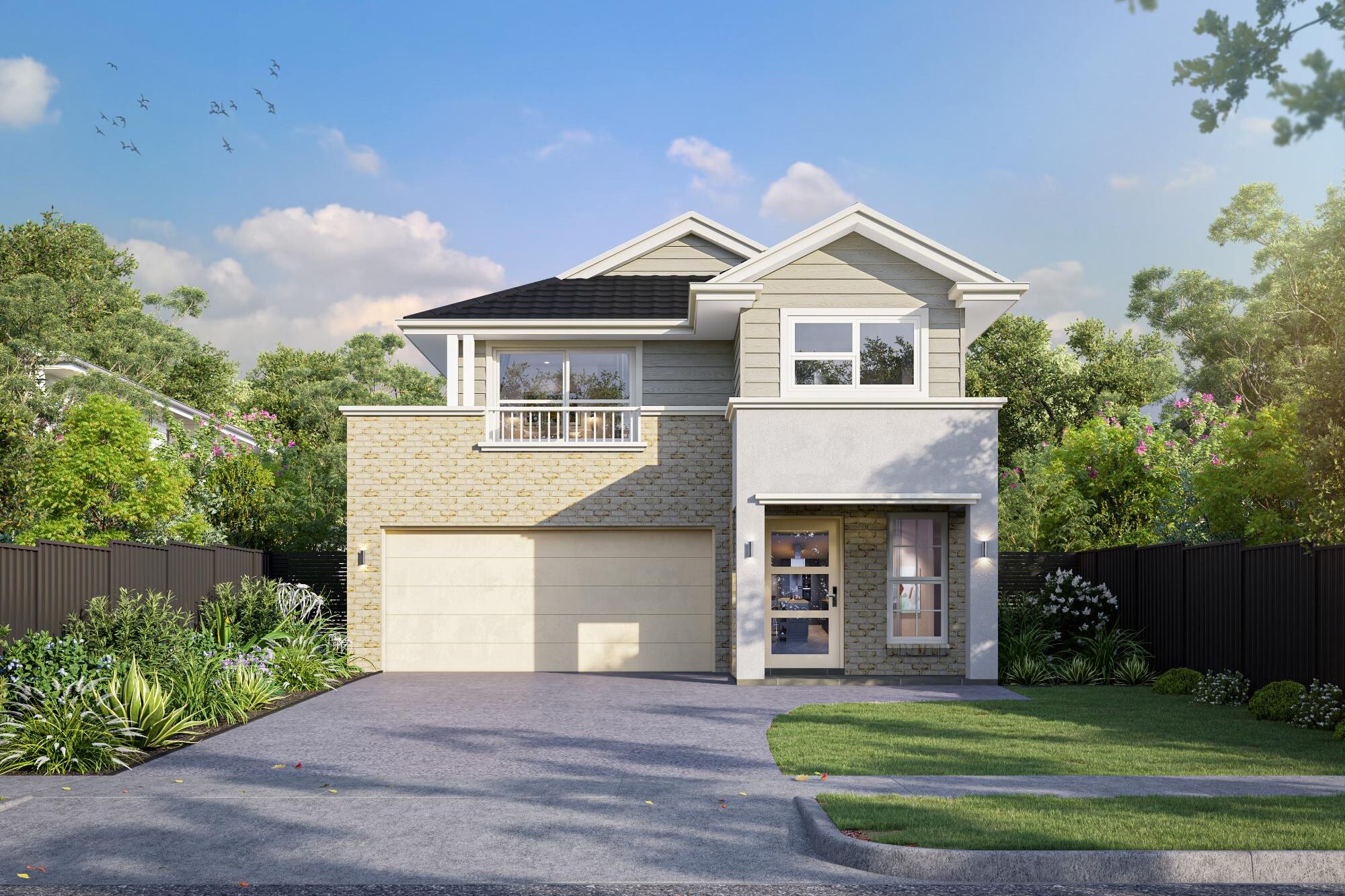 Aspire 30 Double Garage Hampton facade
