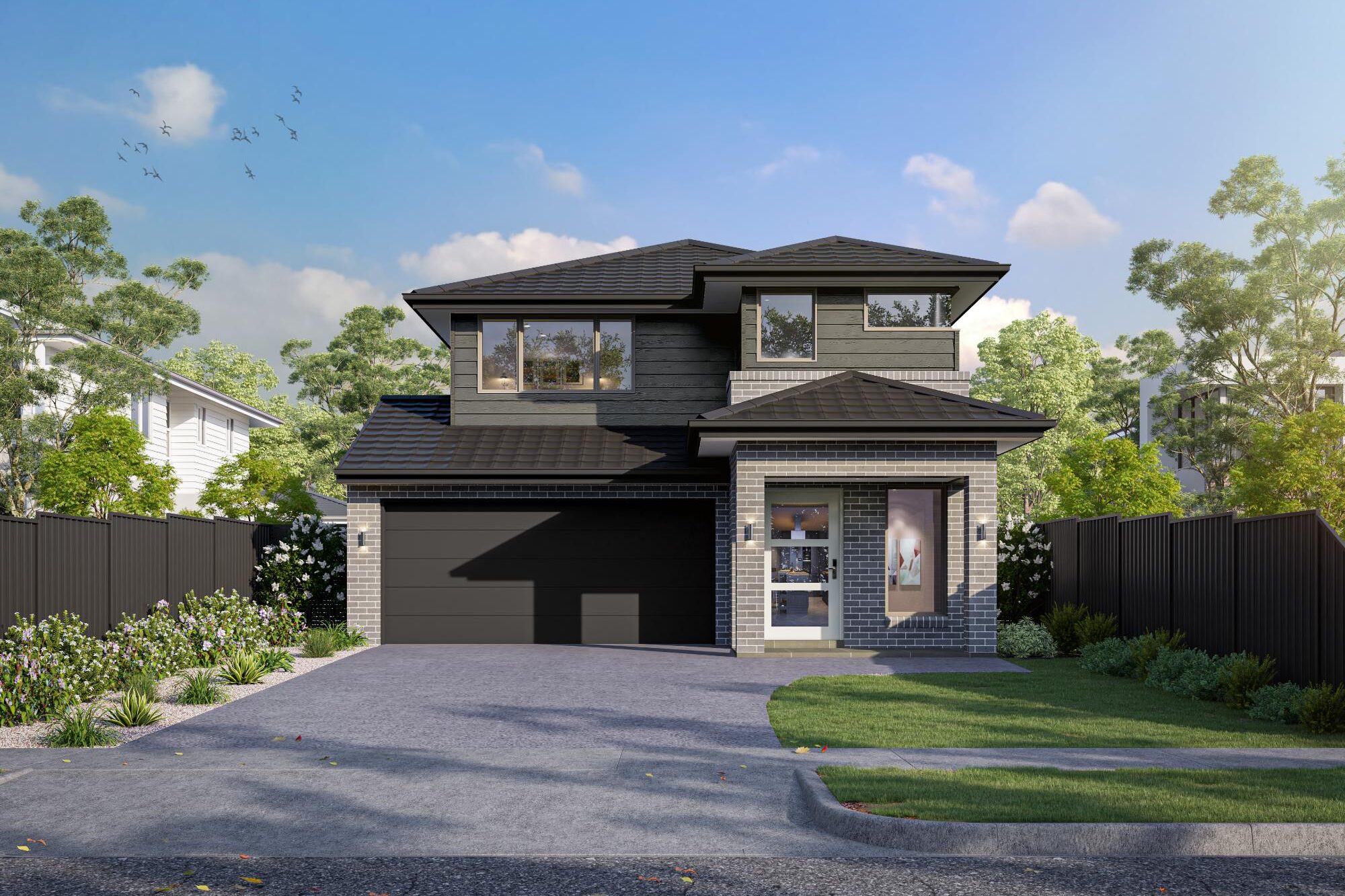 Aspire 30 Double Garage Traditional facade