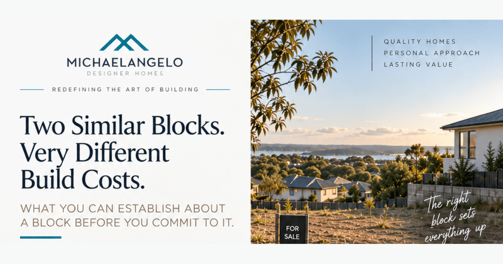 Two similar blocks, very different build costs: what you can establish about a block before you commit to it